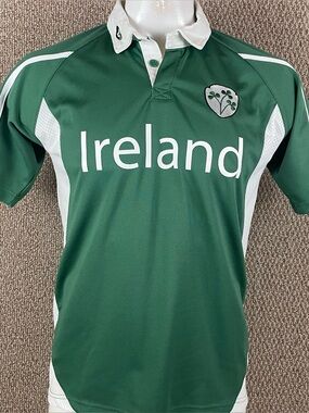 Croker Ireland Rugby Shirt Men’s S (Fits M/L) Performance Jersey Irish T166